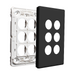 Legrand HPM ED 6 GANG GRID&COVPLATE BLACK