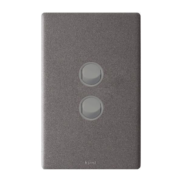 Legrand HPM ED 16A 2-GANG SWITCH UG