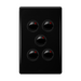 Legrand HPM ED 16A 5 GANG SWITCH BLACK