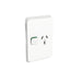 Iconic Skin Socket Sw Vert Single 10A 250V VW