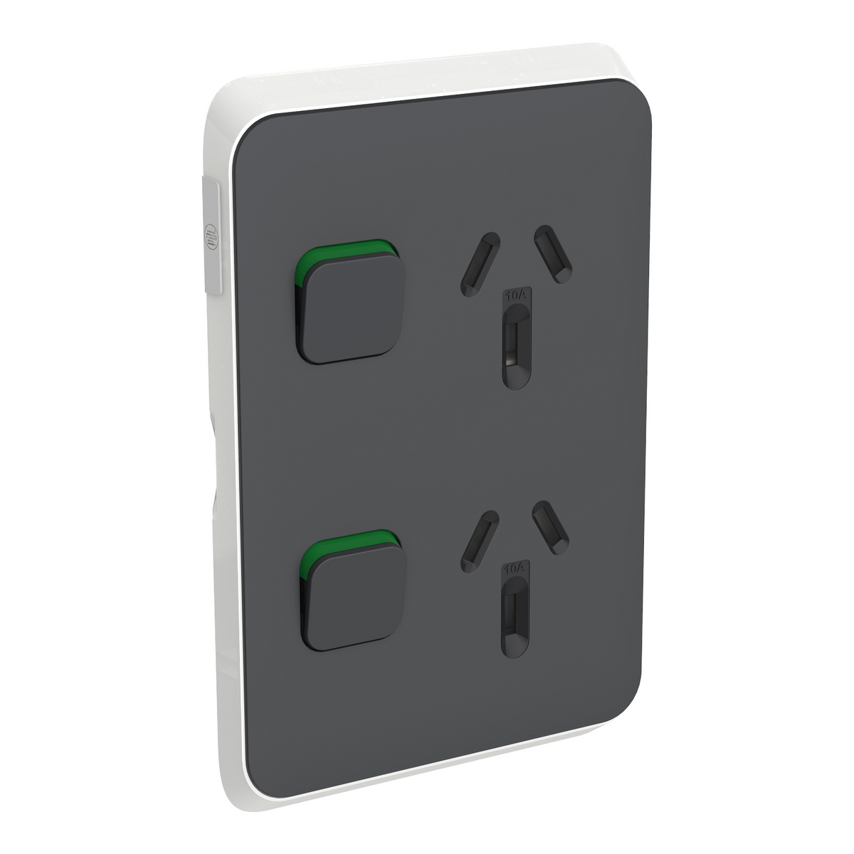 Iconic Skin Socket SwVert Twin 10A250V AN — Scott Electrical