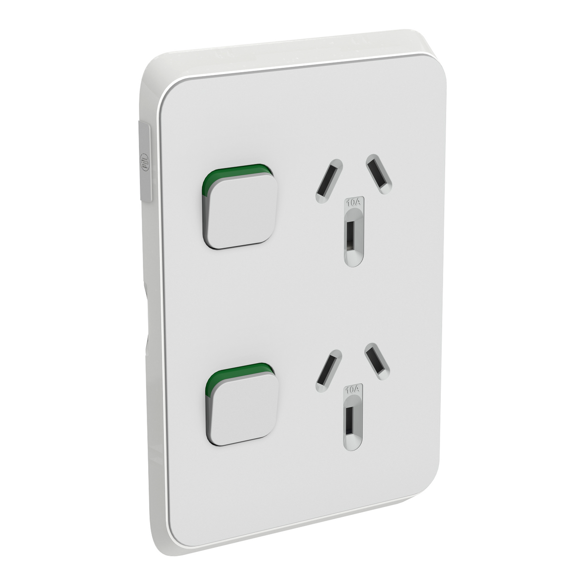 Iconic Skin Socket SwVert Twin 10A250V CY — Scott Electrical