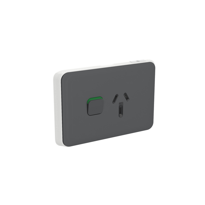 Iconic Skin Socket Horiz Single 10A 250V AN