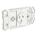 Iconic Grid Socket Horiz Single 10A 250V