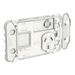 Iconic Grid Socket Sw HorizSgl 1ExBlank 10A250V