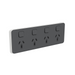 Iconic Skin Socket Sw Horiz Quad 10A 250V AN