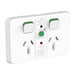 Iconic Socket Sw Horiz Twin 30mA RCD 10A250V VW