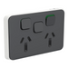 Iconic Skin Socket SwHorizTwin 1ExSw 10A250V AN