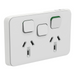 Iconic Skin Socket SwHorizTwin 1ExSw 10A250V CY