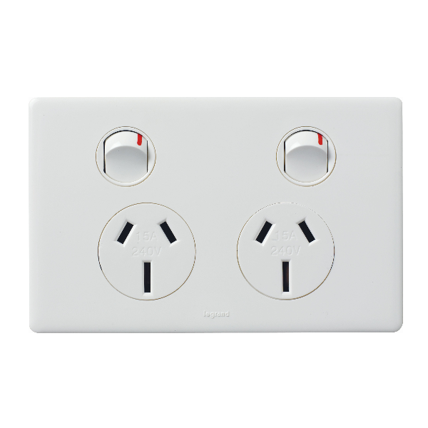 Excel Life Legrand Double outlet ED 15A 2G WE