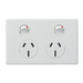 Excel Life Legrand Double outlet ED 15A 2G WE