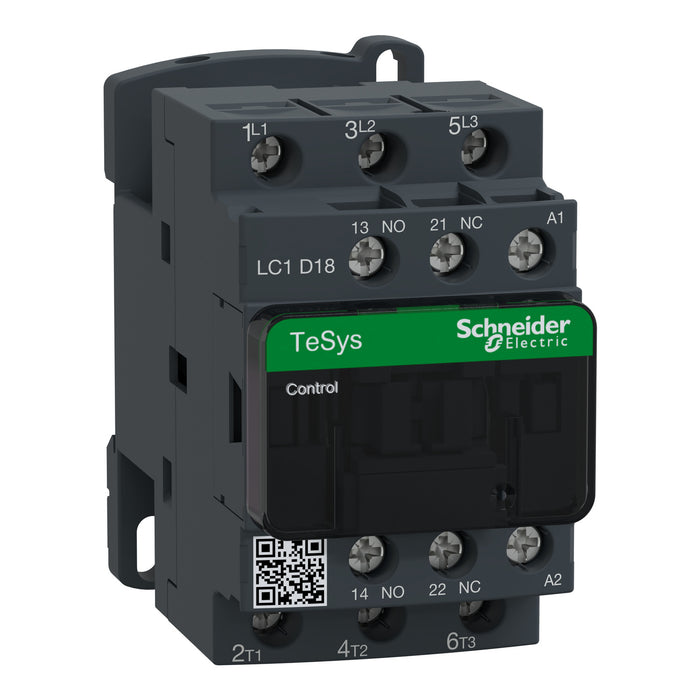 Schneider CONTACTOR 18A 1F1O 110V 50/60