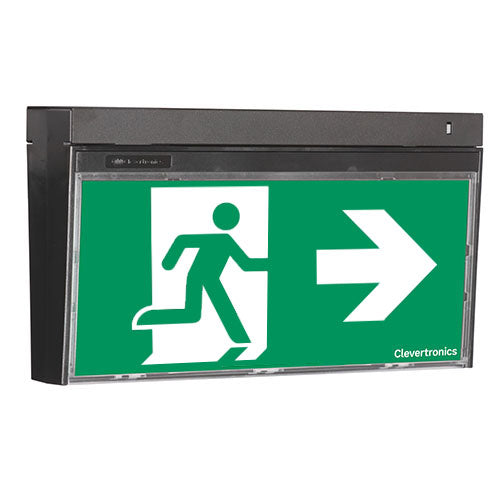 Clevertronics L10 Cleverfit Pro LED Exit, Single or Double sided, Surface