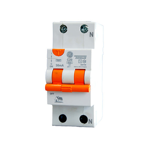 Vynco Ge RCBO 20A 30MA 6KA 2P DMS