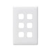 Legrand HPM LN 6 GANG GRID &PLATE ONLY WE