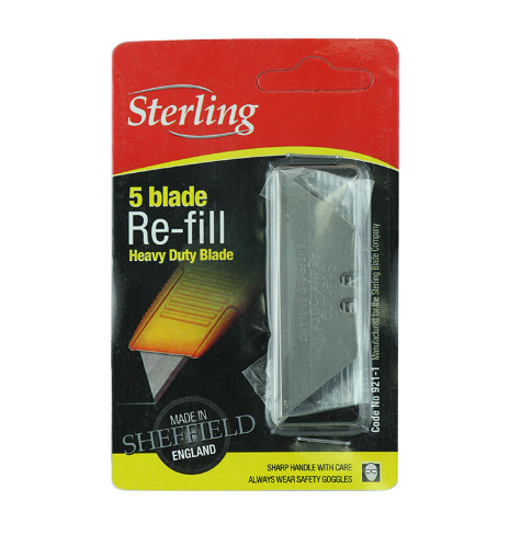 Trucut Sterling Heavy Duty Trim Blade Card 5