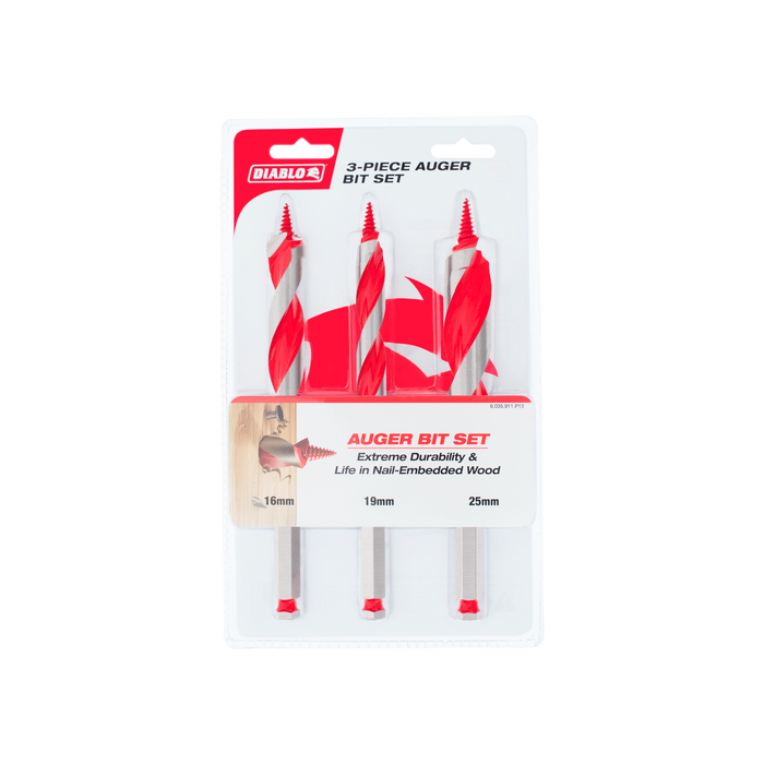 Diablo NailKiller Auger Bit Set 3-PC