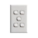 Legrand HPM Five gang 10A white