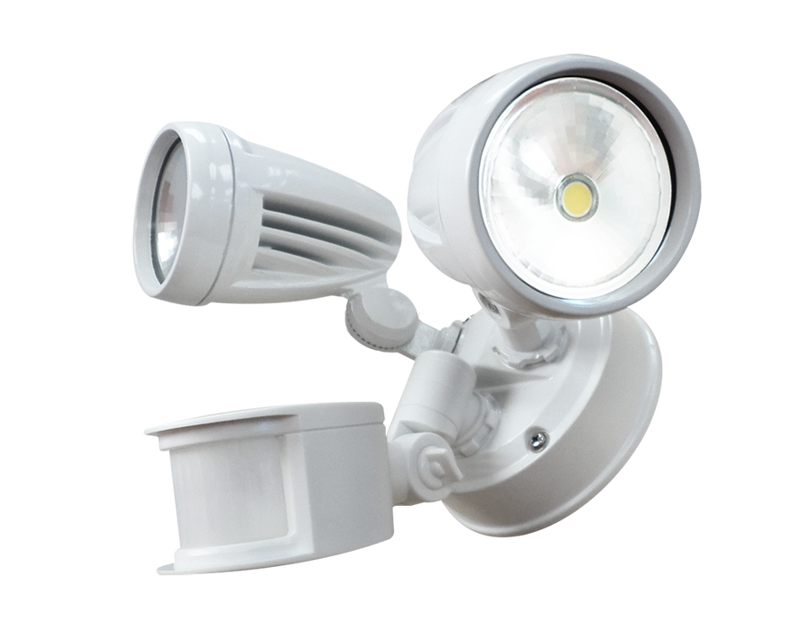 Simx LED ECOSPOT 2X8W 3.5K PIR WHITE IP44
