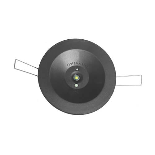 Clevertronics LifeLIGHT, LED, NM, REC, 95mm round head, Black