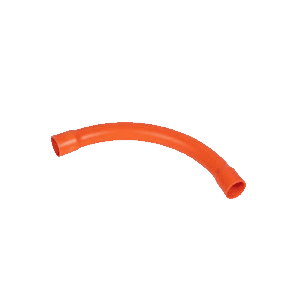 40mm 90 deg Duct Bend Orange