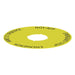 Schlegel Round Yellow Legend - Emergency Stop