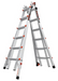 Staffy Little Giant 16526-801 LEVELLER 6 STEP ALLOY METAL LADDER, RATCHETT LEVEL