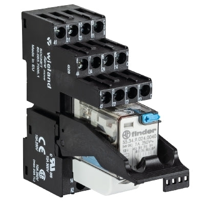 Wieland Relay - Heavy Duty - 24Vdc - 4 x 7A