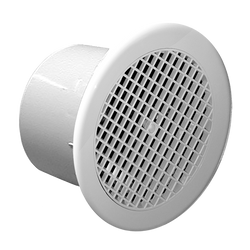 Manrose 125mm Low Profile Circularc Grille White Bagged Simx