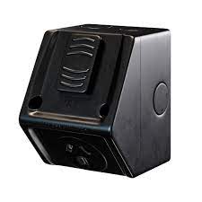 Allsales Black Single 15amp W/Proof Switch Socket 250V