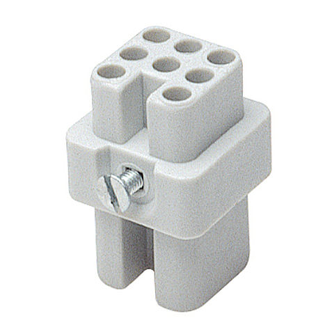 Walther-Werke Female Insert - 7 Pole - for Sleeve Contacts - 250V,