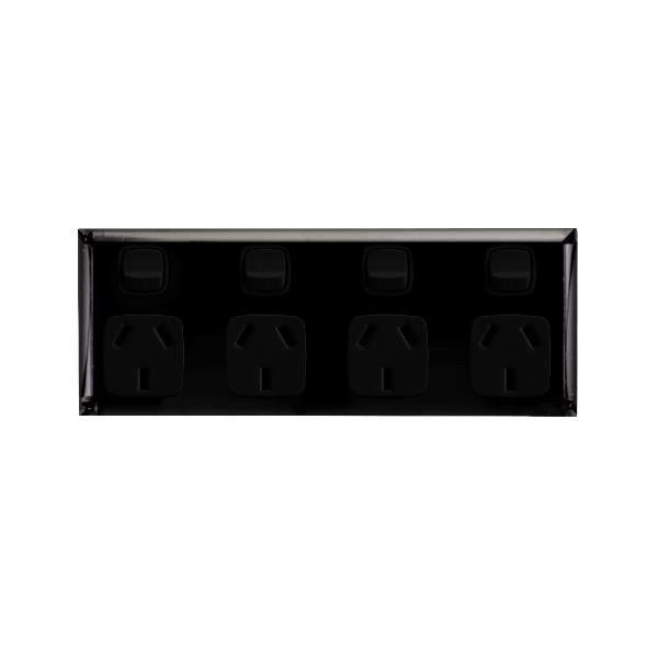 Legrand HPM Four outlet 10A horizontal BLA