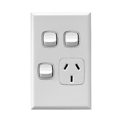 Legrand HPM Single outlet 10A & 2 sw V