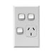 Legrand HPM Single outlet 10A & 2 sw V