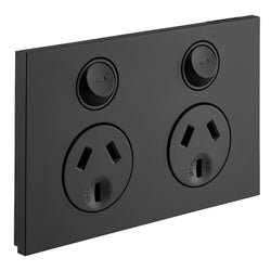 Saturn Zen SOCKET SWT TWIN 10A 250V SATURN ZEN