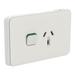 Iconic Skin Socket Horiz Single 10A 250V WY
