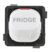 Legrand HPM BLACK 10AMP MECH ENG FRIDGE RED DOT