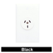 Legrand HPM 10A, Cat. No. 38 plug base on plate  Black