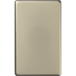 Legrand HPM Cover plate blank matt silver