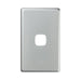 Legrand HPM Cover plate 1 gang matt silver