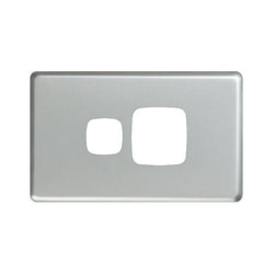 Legrand HPM Cover plate single H sw/soc MS