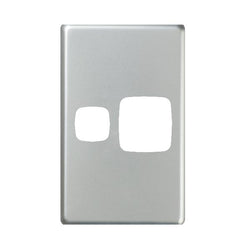Legrand HPM Cover plate single V sw/soc MS