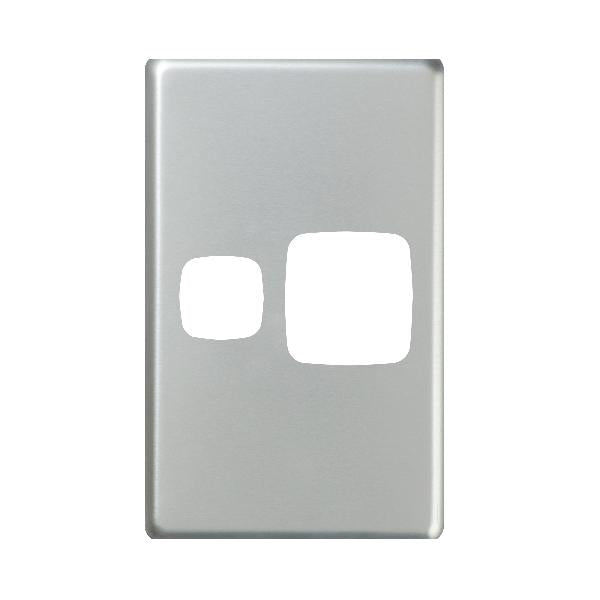 Legrand HPM Cover plate single V sw/soc MS