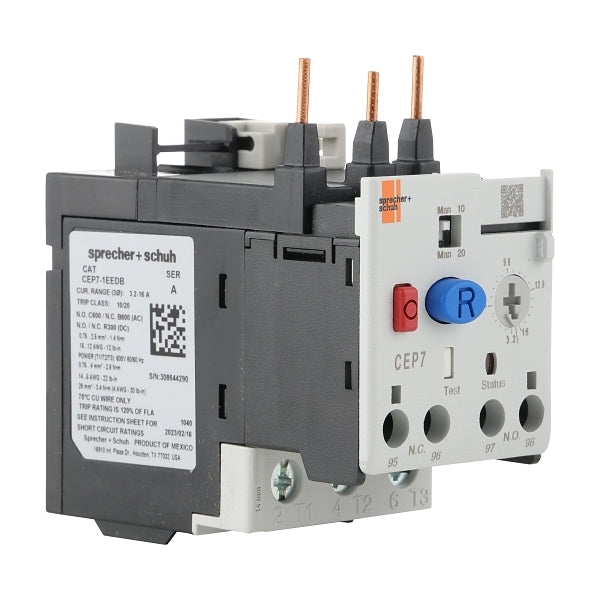 Sprecher & Schuh Electronic overload 3.2A -16A