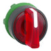 Schneider Red illuminated selector switch head 3-position Stay Put