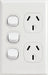 Vynco Home Powerpoint Vert Double Extra Switch