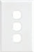 Vynco Home Switch three gang plate