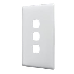Legrand HPM LINEA 3 GANG COVERPLATE ONLY WHITE