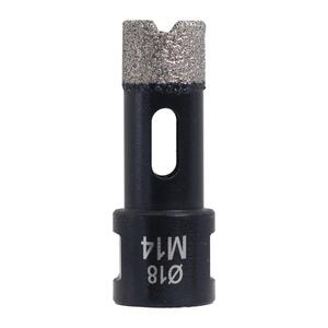 Blu-mol Xtreme Vacuum Brazed Diamond Core Drill M14 Shank 18mm