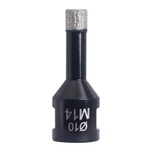 Blu-mol Xtreme Vacuum Brazed Diamond Core Drill M14 Shank 10mm